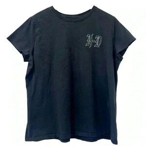 Harley Davidson Womens Black Graphic Logo Tee Size 2XL